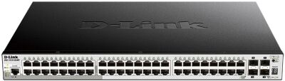 ���������� D-Link DGS-1510-52XMP DGS-1510-52XMP/A2A (L2+) 48x1����/� 4SFP+ 48PoE 370W �����������
