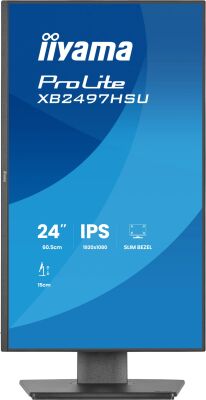 ������� Iiyama 23.8" ProLite XB2497HSU-B1 ������ IPS LED 16:9 M/M ������� HAS Piv 250cd 178��/178�� 1920x1080 100Hz DP FHD USB 4.7��