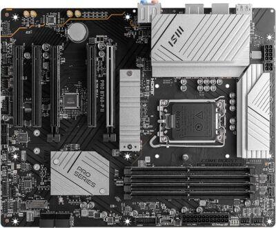 ����������� ����� MSI PRO B760-P II Soc-1700 Intel B760 4xDDR5 ATX AC`97 8ch(7.1) 2.5Gg+HDMI+DP