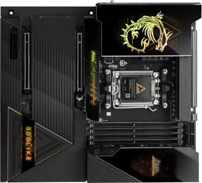 ����������� ����� MSI MEG X870E GODLIKE MAX Socket AM5 AMD X870E 4xDDR5 ATX AC`97 8ch(7.1) 1 x 10Gigabit + 1 x 5Gigabit RAID