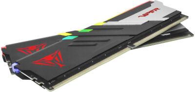 ������ DDR5 2x32Gb 5200MHz Patriot PVVR564G520C40K Viper Venom RGB RTL Gaming PC5-41600 CL40 DIMM 288-pin 1.35� � ���������� Ret