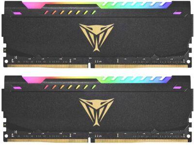 ������ DDR4 2x16GB 3600MHz Patriot PVSR432G360C0K Viper Steel RGB RTL Gaming PC4-28800 CL20 DIMM 288-pin 1.35� dual rank � ���������� Ret