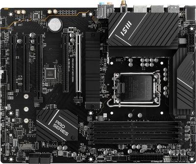 ����������� ����� MSI PRO B760-P WIFI DDR4 Soc-1700 Intel B760 4xDDR4 ATX AC`97 8ch(7.1) 2.5Gg+HDMI+DP