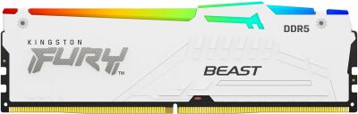 ������ DDR5 16GB 6400MHz Kingston KF564C32BWEA-16 Fury Beast RGB RTL Gaming PC5-51200 CL32 DIMM 288-pin 1.4� dual rank � ���������� Ret