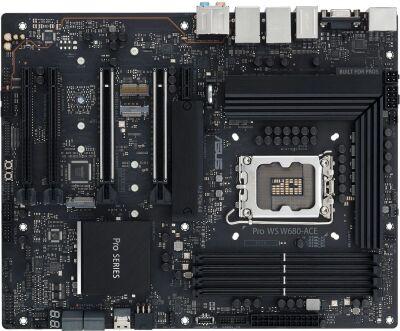 ����������� ����� Asus PRO WS W680-ACE Soc-1700 Intel W680 4xDDR5 ATX AC`97 8ch(7.1) 2x2.5Gg RAID+VGA+HDMI+DP