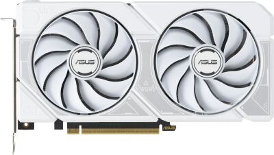 ���������� Asus PCI-E 5.0 DUAL-RTX5060TI-O16G-WHITE NVIDIA GeForce RTX 5060TI 16Gb 128bit GDDR7 2602/28000 HDMIx1 DPx3 HDCP Ret