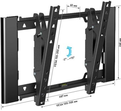 ��������� ��� ���������� Holder T3929-B ������ 22"-47" ����.45�� ��������� ������