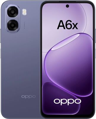 �������� Oppo A6x 128Gb 4Gb �����-���������� �������� 3G 4G 2Sim 6.75" 720x1570 Android 15 13Mpix 802.11 a/b/g/n/ac NFC GPS GSM900/1800 Protect A-GPS microSD max2048Gb