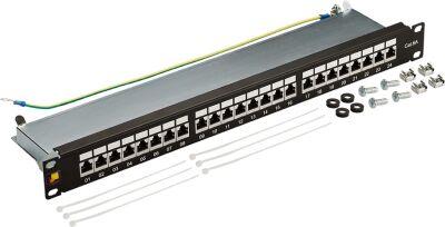 ����-������ Lanmaster LAN-PPL24S6A 19" 1U 24xRJ45 ���.6A STP