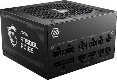���� ������� MSI ATX 750W MAG A750GL PCIE5 Gen.5 80+ gold (20+4pin) APFC 120mm fan 8xSATA Cab Manag RTL