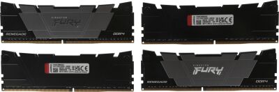 ������ DDR4 4x8GB 3200MHz Kingston KF432C16RB2K4/32 Fury Renegade Black RTL Gaming PC4-25600 CL16 DIMM 288-pin 1.35� single rank � ���������� Ret