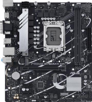 ����������� ����� Asus PRIME B760M-K D4 Soc-1700 Intel B760 2xDDR4 mATX AC`97 8ch(7.1) GbLAN RAID+VGA+HDMI