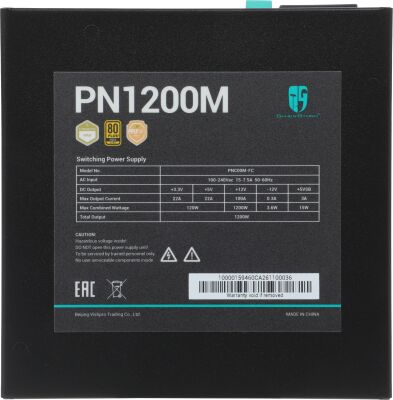 ���� ������� Deepcool ATX 1200W GamerStorm PN1200M Gen.5 80+ gold (20+4pin) APFC 120mm fan 8xSATA RTL