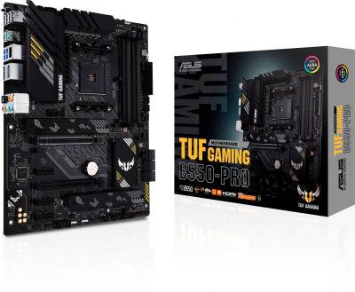 ����������� ����� Asus TUF GAMING B550-PRO Soc-AM4 AMD B550 4xDDR4 ATX AC`97 8ch(7.1) 2.5Gg RAID+HDMI+DP