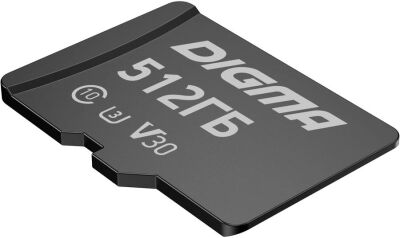 ���� ����� microSDXC 512GB Digma CARD30 V30 + adapter