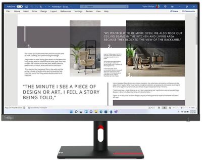 ������� Lenovo 27" ThinkVision S27i-30 ������ IPS LED 4ms 16:9 HDMI ������� 1300:1 300cd 178��/178�� 1920x1080 100Hz VGA 4.76��