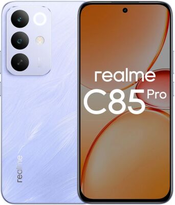 �������� Realme RMX5555 C85 Pro 256Gb 8Gb ���������� �������� 3G 4G 2Sim 6.8" 1080x2344 Android 15 50Mpix 802.11 a/b/g/n/ac NFC GPS GSM900/1800 GSM1900 Protect microSD max2048Gb
