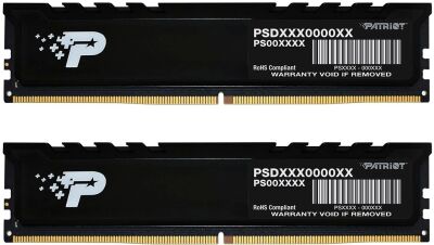 ������ DDR5 2x16GB 4800MHz Patriot PSP532G4800KH1 Signature Premium RTL PC5-38400 CL40 DIMM 288-pin 1.1� kit single rank � ���������� Ret
