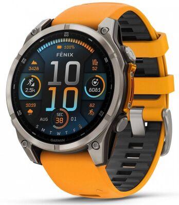 �����-���� Garmin Fenix 8 47�� 1.4" AMOLED ����.����� ���.��������� ����.�����.:125-208�� (010-02904-11)