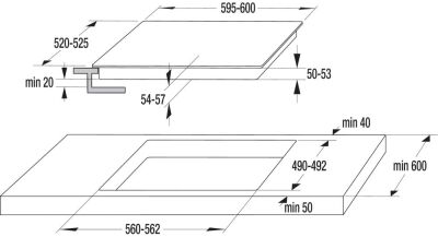 �������� ����������� Gorenje ECT644BCSC ������