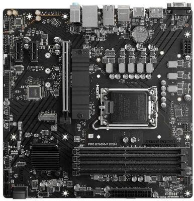 ����������� ����� MSI PRO B760M-P DDR4 Soc-1700 Intel B760 4xDDR4 mATX AC`97 8ch(7.1) GbLAN+VGA+HDMI+DP