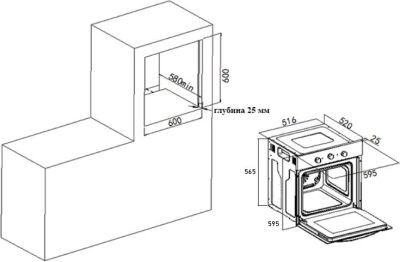 ������� ���� ������������� Weissgauff EOM 691 PDBS ������