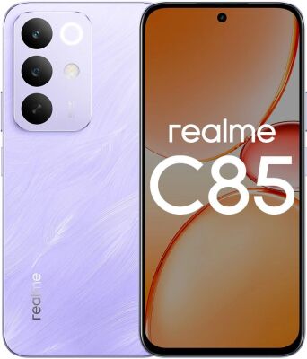 �������� Realme RMX5566 C85 256Gb 8Gb ���������� �������� 3G 4G 2Sim 6.8" 720x1570 Android 15 50Mpix 802.11 a/b/g/n/ac NFC GPS GSM900/1800 GSM1900 Protect microSD max2048Gb