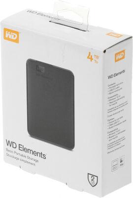 ������� ���� WD USB3.0 4TB WDBU6Y0040BBK-WESN Elements Portable 2.5" ������
