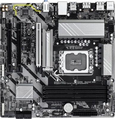 ����������� ����� Gigabyte B860M DS3H Soc-1851 Intel B860 4xDDR5 mATX AC`97 8ch(7.1) 2.5Gg RAID+HDMI+DP