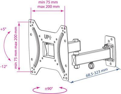 ��������� ��� ���������� Kromax OPTIMA-204 ������ 15"-42" ����.25�� ��������� ���������-��������� � ���������