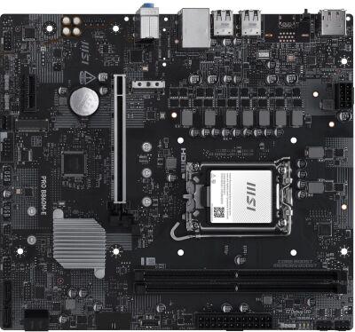 ����������� ����� MSI PRO B860M-E Soc-1851 Intel B860 2xDDR5 mATX AC`97 8ch(7.1) 5Gigabit RAID+HDMI+DP