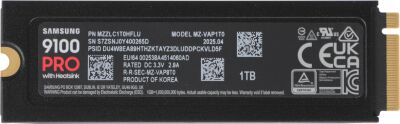 ���������� SSD Samsung PCIe 5.0 x4 1TB MZ-VAP1T0CW 9100 Pro M.2 2280