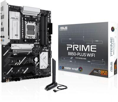 ����������� ����� Asus PRIME B850-PLUS WIFI Socket AM5 AMD B850 4xDDR5 ATX AC`97 8ch(7.1) 2.5Gg RAID+HDMI+DP