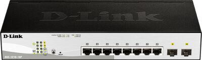 ���������� D-Link DGS-1210-10P/F3A (L2) 8x1����/� 2SFP 8PoE 65W �������������