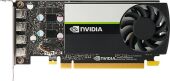 ���������� PNY PCI-E 3.0 T1000 NVIDIA T1000 4Gb 128bit GDDR6 1065/10000 mDPx4 HDCP Bulk low profile