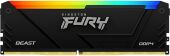 ������ DDR4 8GB 3600MHz Kingston KF436C17BB2A/8 Fury Beast RGB RTL Gaming PC4-28800 CL17 DIMM 288-pin 1.35� single rank � ���������� Ret