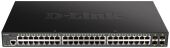���������� D-Link DGS-1250-52XMP/RU/A1A (L2+) 48x1����/� 4SFP+ 48PoE 370W �����������