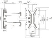 ��������� ��� ���������� Ultramounts UM900 ������ 23"-43" ����.30�� ��������� ���������-��������� � ���������