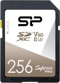 ���� ����� SDXC 256GB Silicon Power SP256GBSDXJV6V10 Superior w/o adapter