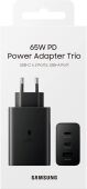 ������� ���./����. Samsung EP-T6530 65W 3A (PD) USB/2xUSB Type-C ��� Samsung ������ (EP-T6530NBEGEU)