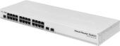 ���������� MikroTik CRS326-24G-2S+RM (L3) 24x1����/� 2SFP+ �����������