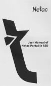 ���������� SSD Netac USB-C 1000GB NT01ZX20II-1T0-32BK ZX20 II ������