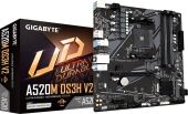 ����������� ����� Gigabyte A520M DS3H V2 Soc-AM4 AMD A520 4xDDR4 mATX AC`97 8ch(7.1) GbLAN RAID+HDMI+DP