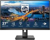 Монитор Philips 27" 275B1, 16:9, IPS, QHD, 4ms, 350cd, 75Hz, DVI, HDMI, DP, USB, SPK, HAS