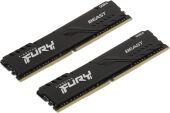 ������ DDR4 2x16Gb 3200MHz Kingston KF432C16BBK2/32 Fury Beast Black RTL Gaming PC4-25600 CL16 DIMM 288-pin 1.35� single rank � ���������� Ret