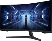 ������� Samsung 34" Odyssey G5 LC34G55TWWPXEN ������ VA LED 21:9 HDMI ������� 250cd 178��/178�� 3440x1440 165Hz FreeSync Premium DP UW 5.6��