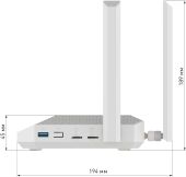 ������ ������������ Keenetic Netcraze Hero 5G (NC-4110) AX3000 10/100/1000/2500BASE-TX/4G cat.12 �����