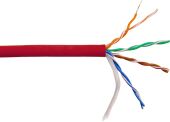 ������ �������������� Lanmaster LAN-5EUTP-HFLT-RD ���.5E UTP 4 ���� 24AWG LSZH ���������� 305� �������