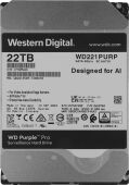 ������� ���� WD SATA-III 22TB WD221PURP Surveillance Purple Pro (7200rpm) 512Mb 3.5"