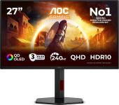 ������� AOC 27" Q27G4ZDR ������ QD OLED LED 16:9 HDMI ������� HAS Piv 400cd 178��/178�� 2560x1440 240Hz DP 2K USB 5.52��